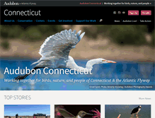 Tablet Screenshot of ct.audubon.org