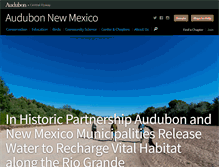 Tablet Screenshot of nm.audubon.org