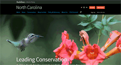 Desktop Screenshot of nc.audubon.org