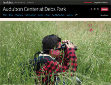 Tablet Screenshot of debspark.audubon.org