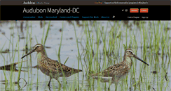 Desktop Screenshot of md.audubon.org